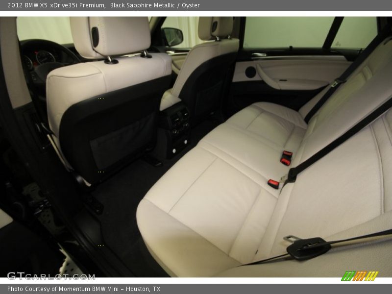 Black Sapphire Metallic / Oyster 2012 BMW X5 xDrive35i Premium