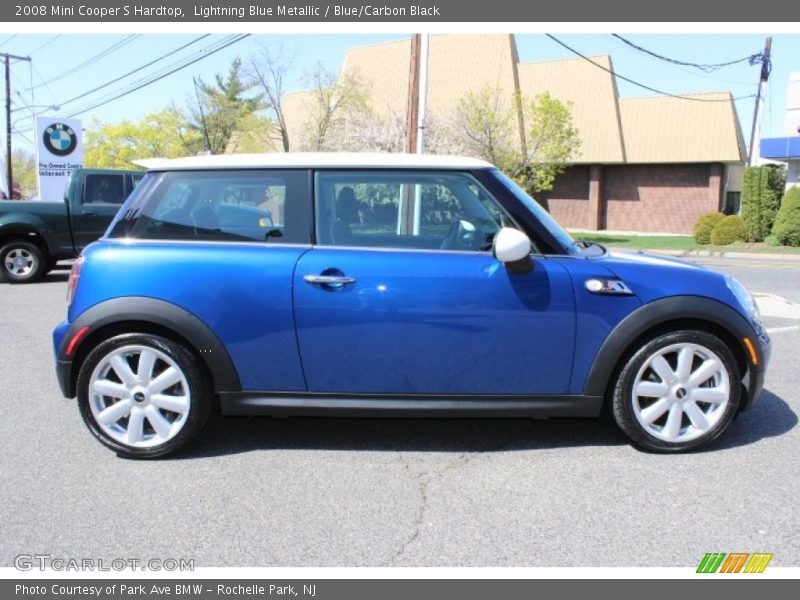 Lightning Blue Metallic / Blue/Carbon Black 2008 Mini Cooper S Hardtop