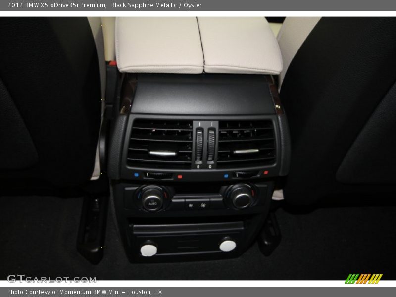 Black Sapphire Metallic / Oyster 2012 BMW X5 xDrive35i Premium