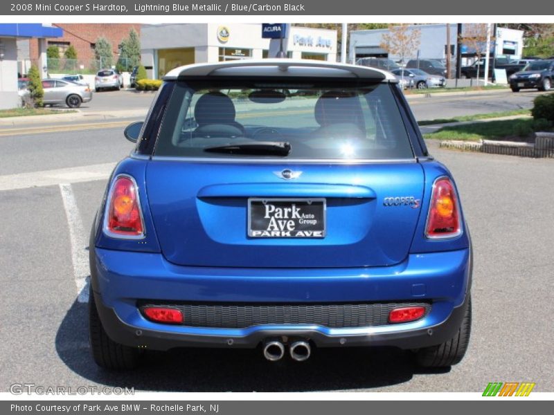 Lightning Blue Metallic / Blue/Carbon Black 2008 Mini Cooper S Hardtop