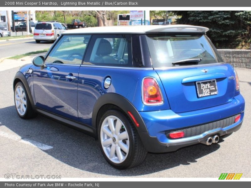 Lightning Blue Metallic / Blue/Carbon Black 2008 Mini Cooper S Hardtop