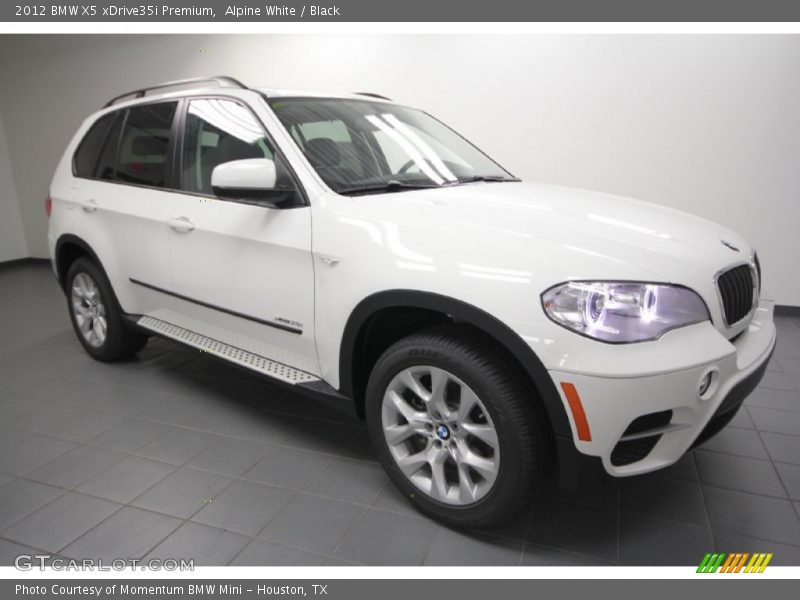 Alpine White / Black 2012 BMW X5 xDrive35i Premium