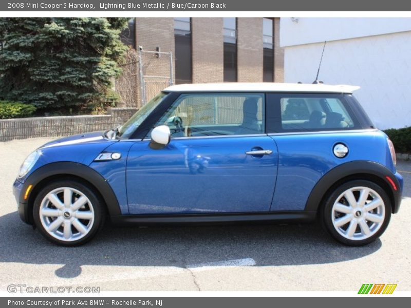 Lightning Blue Metallic / Blue/Carbon Black 2008 Mini Cooper S Hardtop