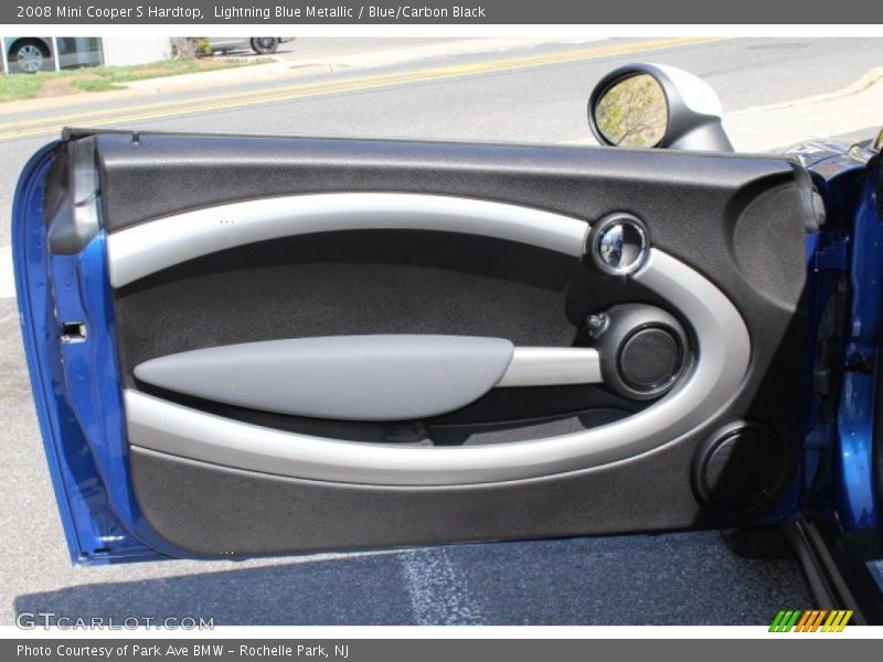 Lightning Blue Metallic / Blue/Carbon Black 2008 Mini Cooper S Hardtop