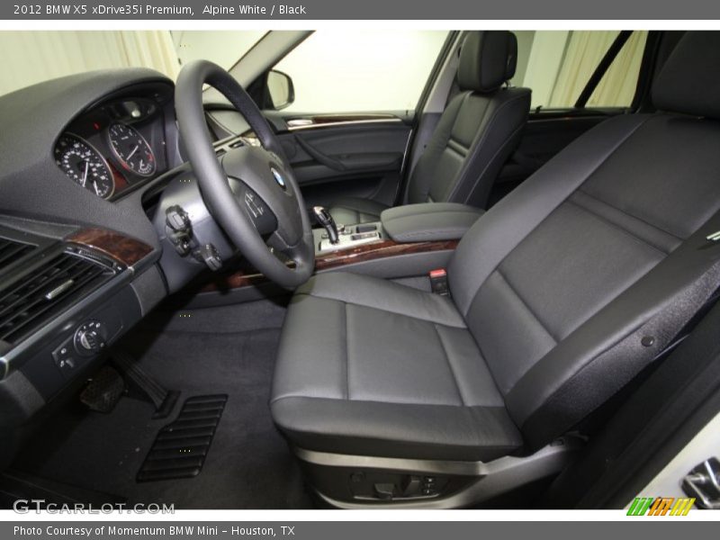 Alpine White / Black 2012 BMW X5 xDrive35i Premium
