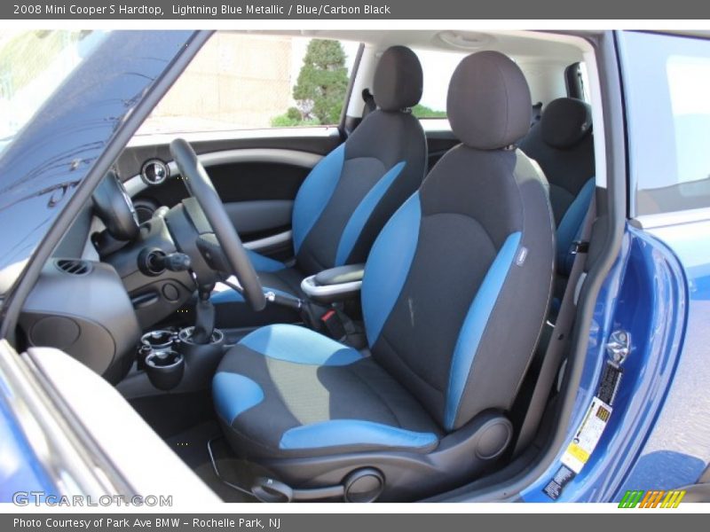 Lightning Blue Metallic / Blue/Carbon Black 2008 Mini Cooper S Hardtop