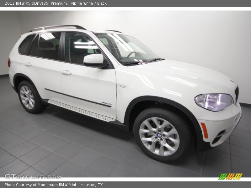 Alpine White / Black 2012 BMW X5 xDrive35i Premium