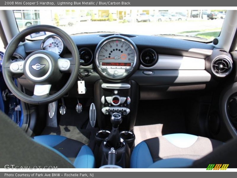 Lightning Blue Metallic / Blue/Carbon Black 2008 Mini Cooper S Hardtop