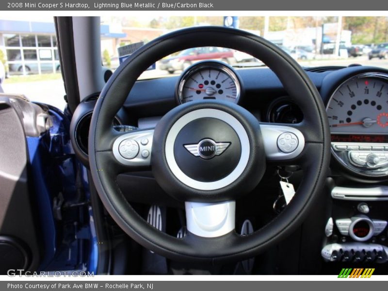 Lightning Blue Metallic / Blue/Carbon Black 2008 Mini Cooper S Hardtop