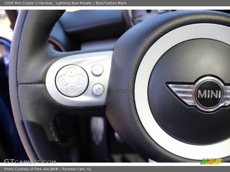 Lightning Blue Metallic / Blue/Carbon Black 2008 Mini Cooper S Hardtop