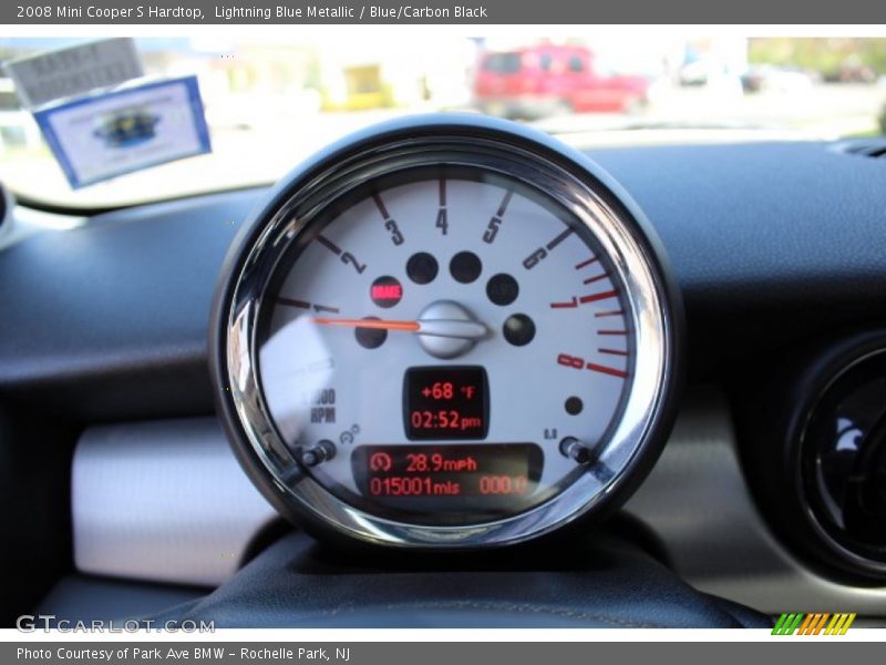 Lightning Blue Metallic / Blue/Carbon Black 2008 Mini Cooper S Hardtop