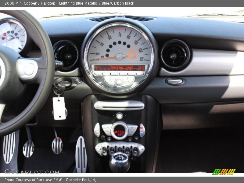Lightning Blue Metallic / Blue/Carbon Black 2008 Mini Cooper S Hardtop