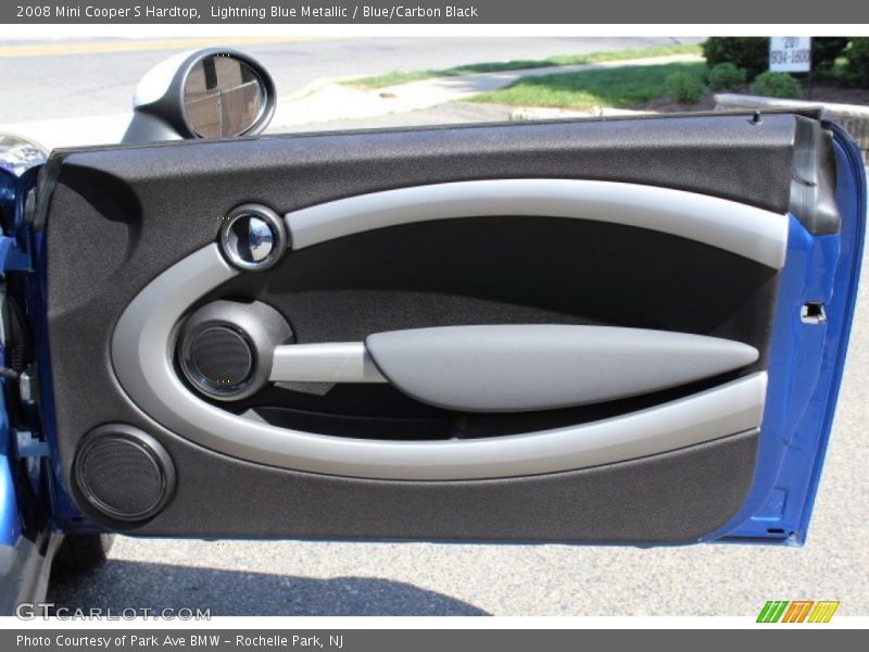 Lightning Blue Metallic / Blue/Carbon Black 2008 Mini Cooper S Hardtop