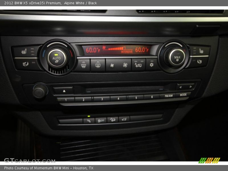 Alpine White / Black 2012 BMW X5 xDrive35i Premium