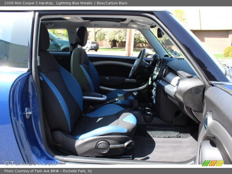 Lightning Blue Metallic / Blue/Carbon Black 2008 Mini Cooper S Hardtop