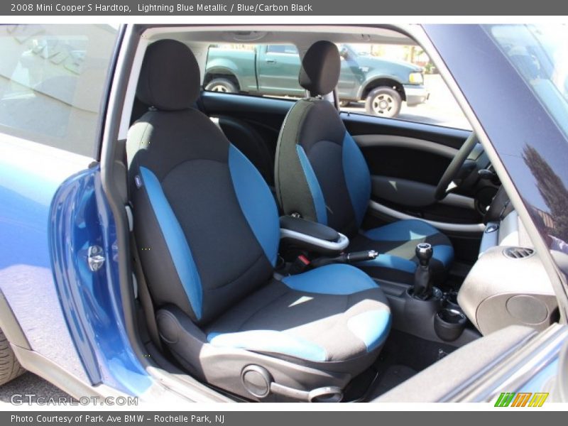 Lightning Blue Metallic / Blue/Carbon Black 2008 Mini Cooper S Hardtop