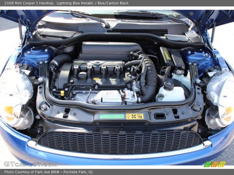 Lightning Blue Metallic / Blue/Carbon Black 2008 Mini Cooper S Hardtop