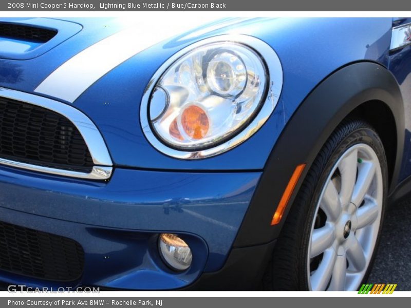 Lightning Blue Metallic / Blue/Carbon Black 2008 Mini Cooper S Hardtop