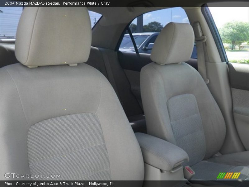 Performance White / Gray 2004 Mazda MAZDA6 i Sedan