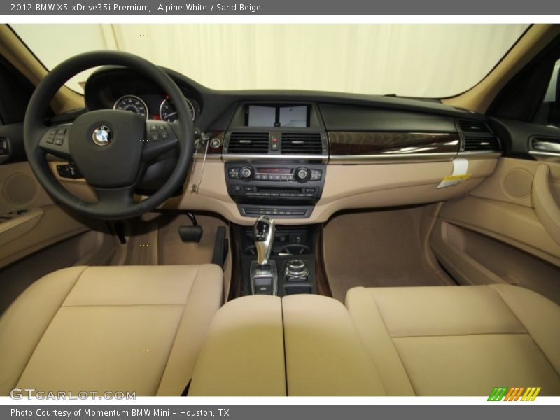 Alpine White / Sand Beige 2012 BMW X5 xDrive35i Premium