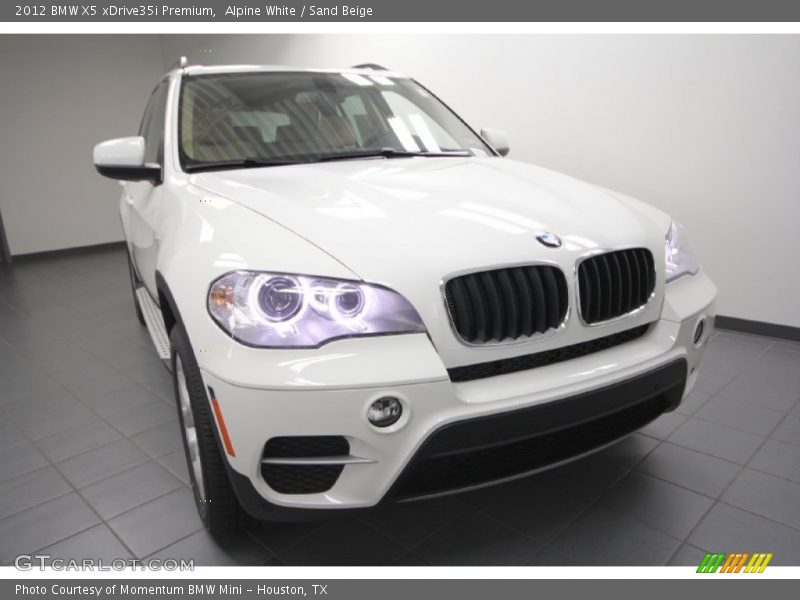Alpine White / Sand Beige 2012 BMW X5 xDrive35i Premium