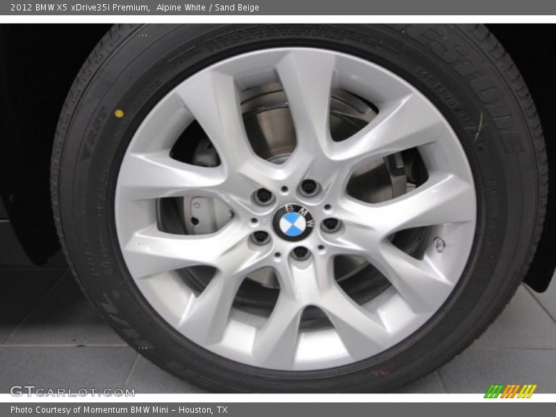 Alpine White / Sand Beige 2012 BMW X5 xDrive35i Premium