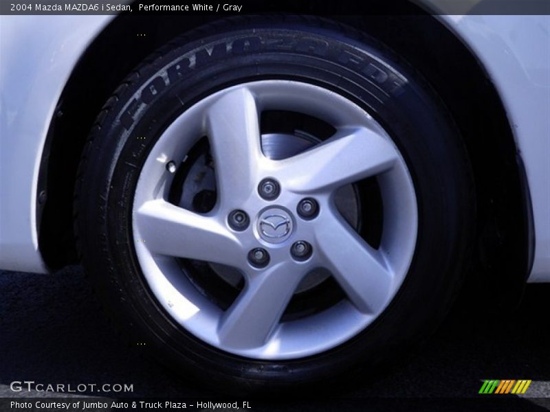Performance White / Gray 2004 Mazda MAZDA6 i Sedan