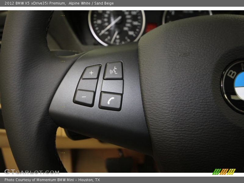 Alpine White / Sand Beige 2012 BMW X5 xDrive35i Premium