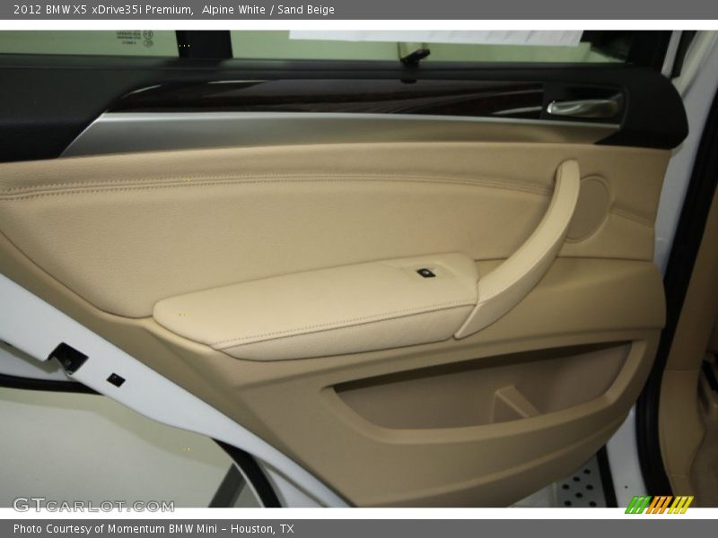 Alpine White / Sand Beige 2012 BMW X5 xDrive35i Premium