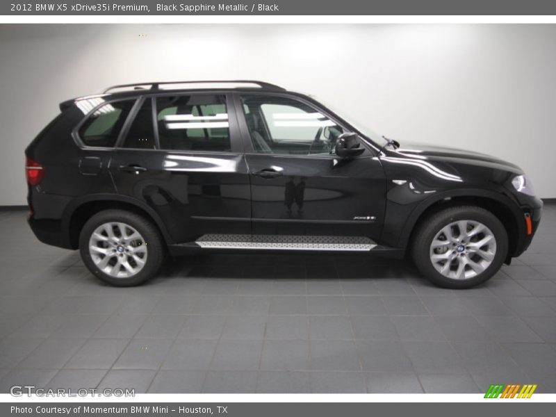 Black Sapphire Metallic / Black 2012 BMW X5 xDrive35i Premium