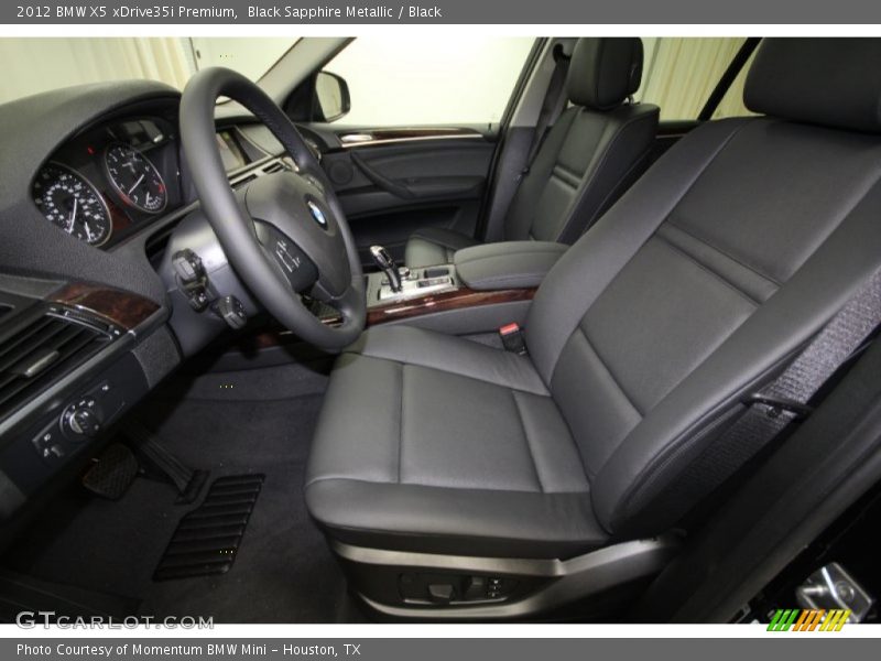 Black Sapphire Metallic / Black 2012 BMW X5 xDrive35i Premium