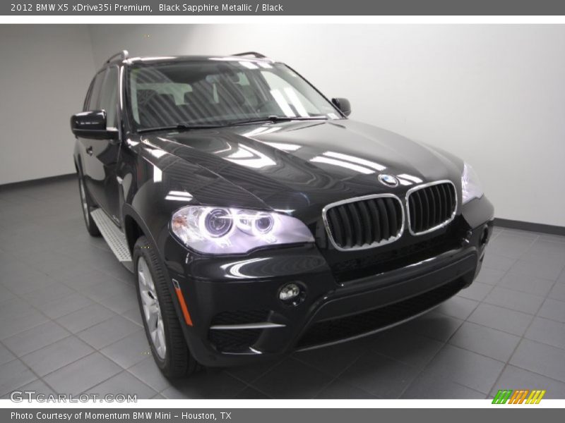 Black Sapphire Metallic / Black 2012 BMW X5 xDrive35i Premium