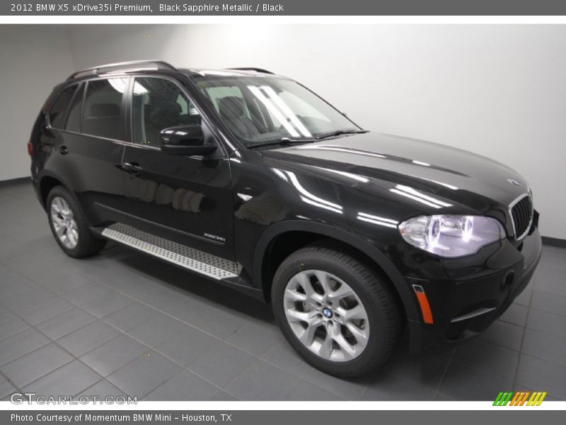 Black Sapphire Metallic / Black 2012 BMW X5 xDrive35i Premium