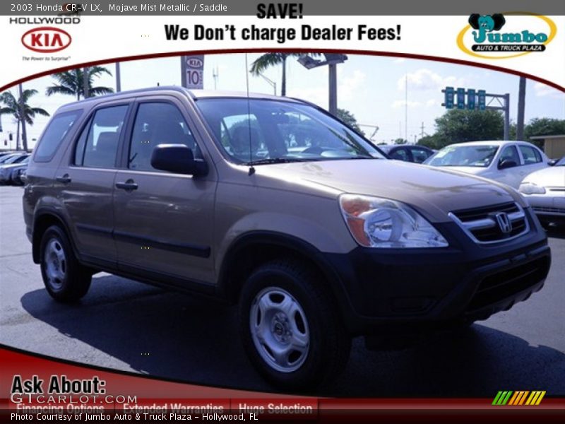 Mojave Mist Metallic / Saddle 2003 Honda CR-V LX