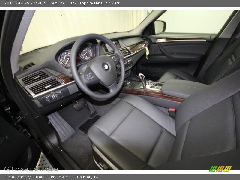 Black Sapphire Metallic / Black 2012 BMW X5 xDrive35i Premium