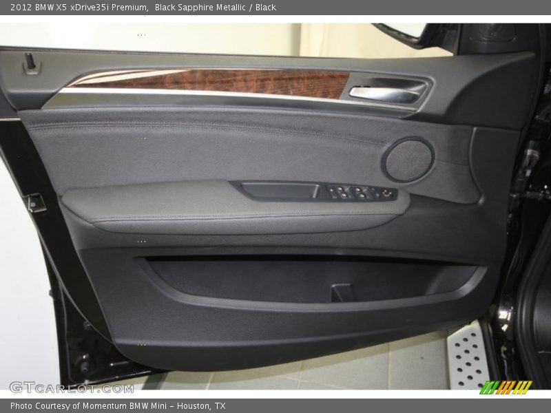 Black Sapphire Metallic / Black 2012 BMW X5 xDrive35i Premium