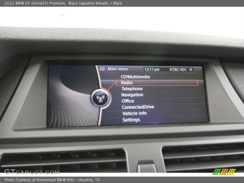 Black Sapphire Metallic / Black 2012 BMW X5 xDrive35i Premium