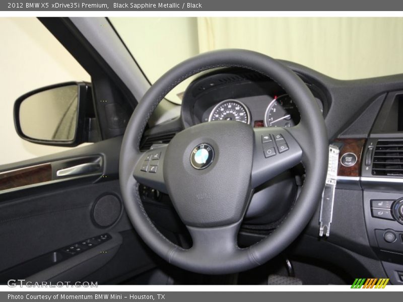 Black Sapphire Metallic / Black 2012 BMW X5 xDrive35i Premium
