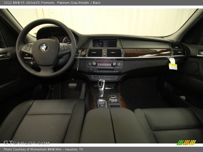 Platinum Gray Metallic / Black 2012 BMW X5 xDrive35i Premium