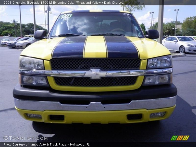 Wheatland Yellow / Dark Charcoal 2003 Chevrolet Silverado 1500 LS Extended Cab