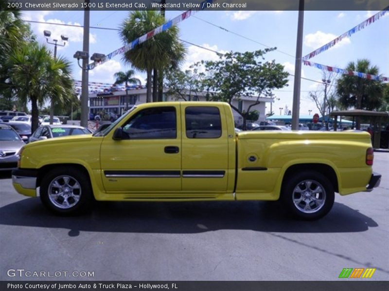 Wheatland Yellow / Dark Charcoal 2003 Chevrolet Silverado 1500 LS Extended Cab