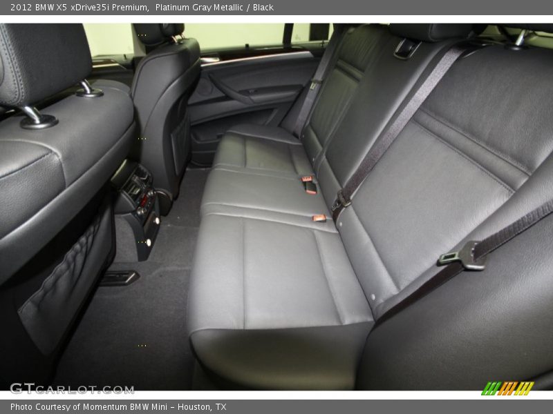 Platinum Gray Metallic / Black 2012 BMW X5 xDrive35i Premium