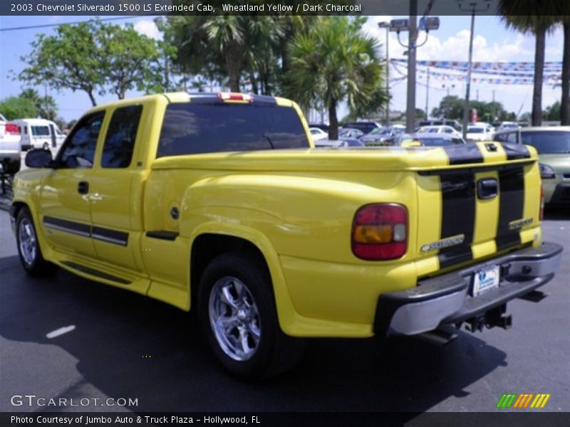 Wheatland Yellow / Dark Charcoal 2003 Chevrolet Silverado 1500 LS Extended Cab