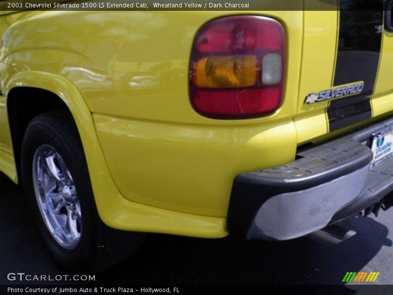 Wheatland Yellow / Dark Charcoal 2003 Chevrolet Silverado 1500 LS Extended Cab