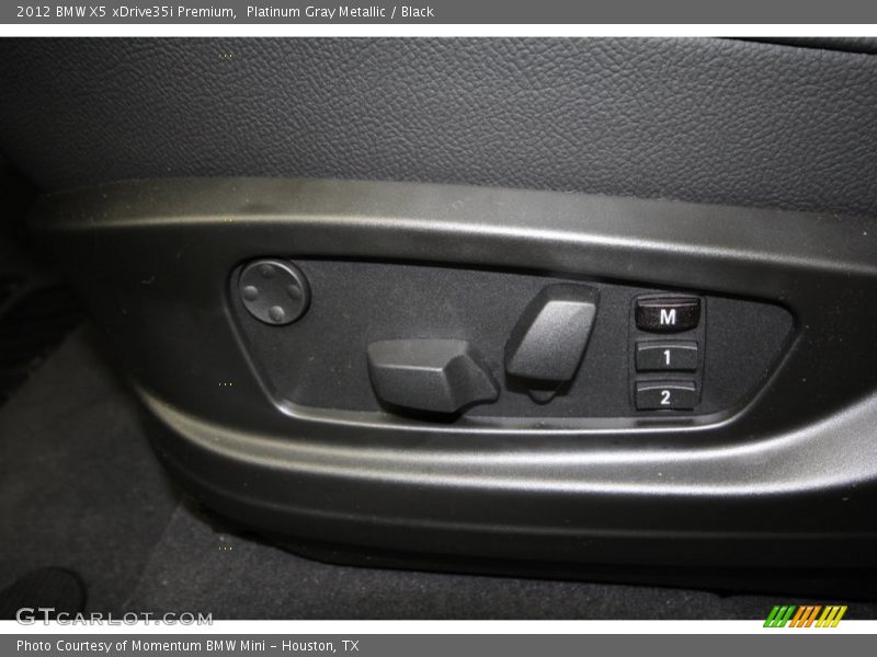 Platinum Gray Metallic / Black 2012 BMW X5 xDrive35i Premium