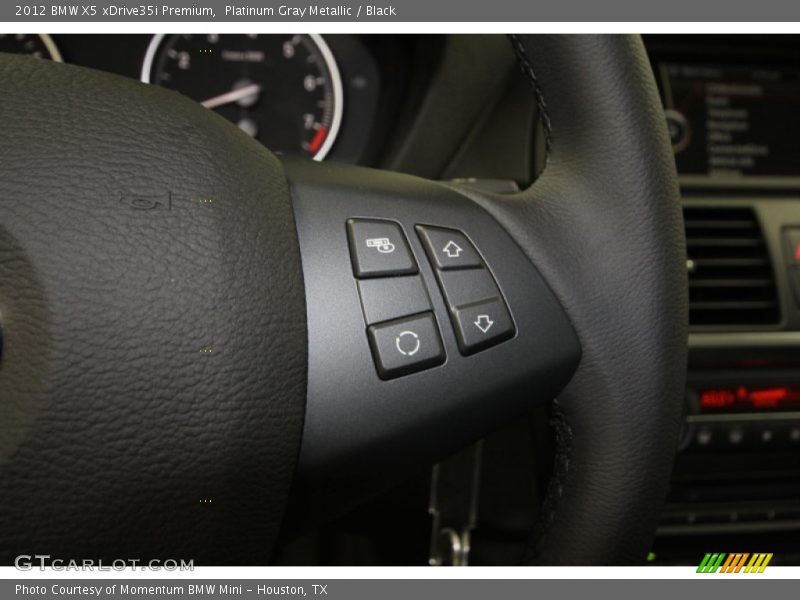 Platinum Gray Metallic / Black 2012 BMW X5 xDrive35i Premium