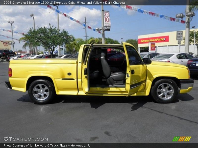 Wheatland Yellow / Dark Charcoal 2003 Chevrolet Silverado 1500 LS Extended Cab