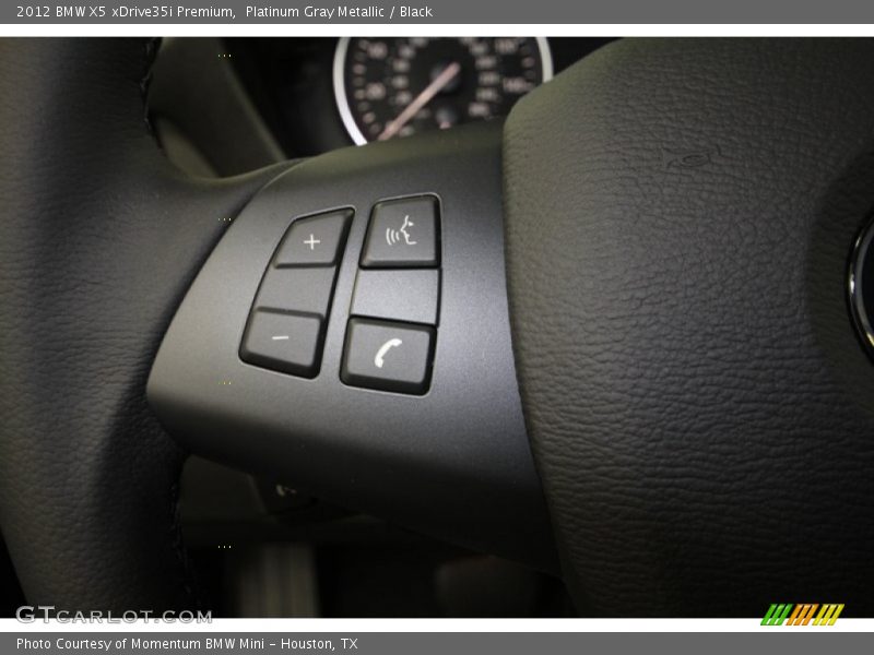 Platinum Gray Metallic / Black 2012 BMW X5 xDrive35i Premium