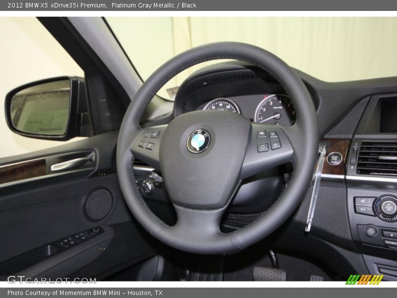 Platinum Gray Metallic / Black 2012 BMW X5 xDrive35i Premium