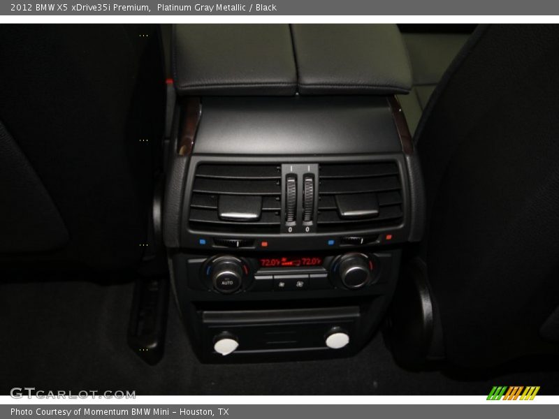 Platinum Gray Metallic / Black 2012 BMW X5 xDrive35i Premium